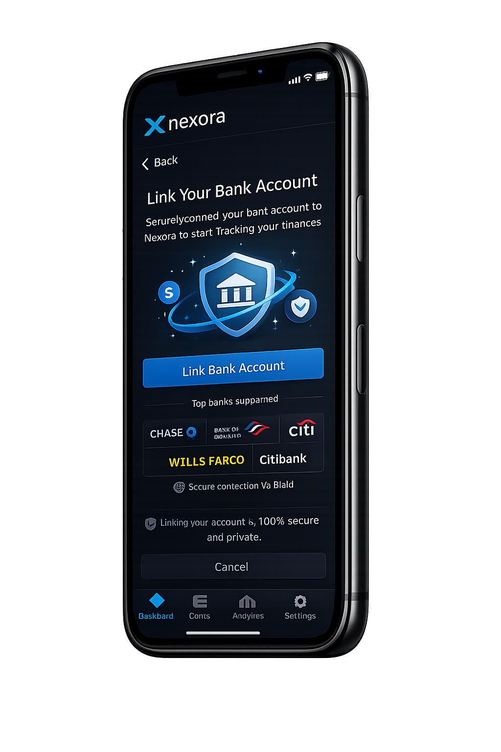 Connect your accounts to Nexora